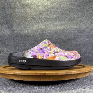 OOFOS OOCloog Womens Shoes Size 6 LIMITED EDITION Kaleidoscope Multicolor Clogs